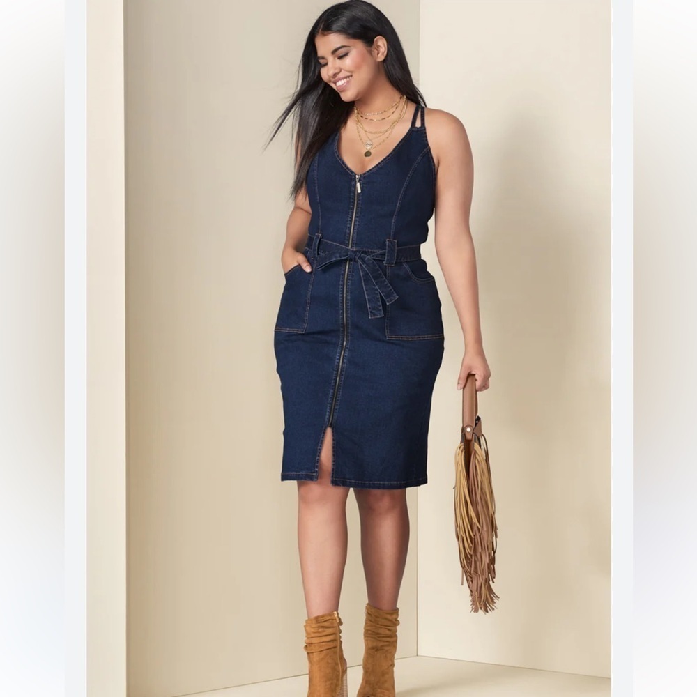 Venus Women's Denim Dress- size 6
